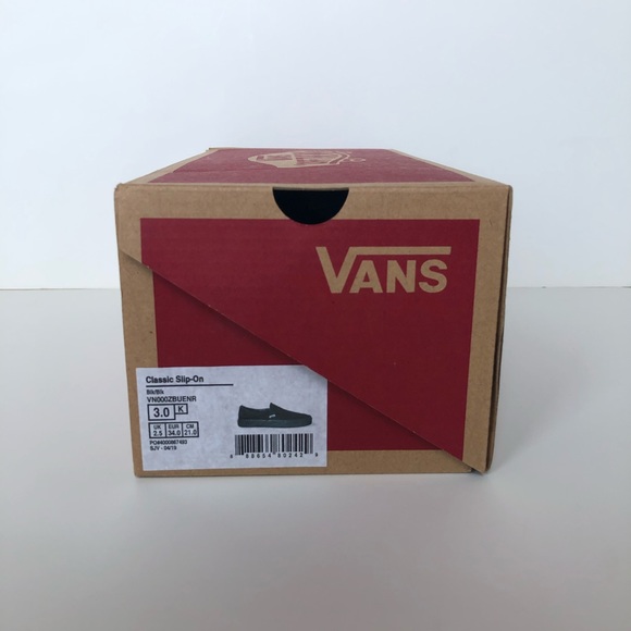 Vans Black Slip-Ons (3Y/4.5-5W) - Picture 8 of 10